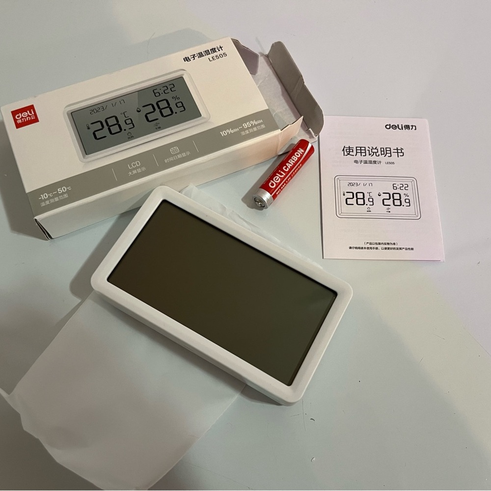 Temperature Humidity Meter E-Ink Screen Smart Clock - Picture 11 of 11